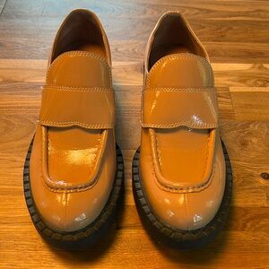 Jeffrey Campbell patent lug sole loafers. Great condition. Size 6.5